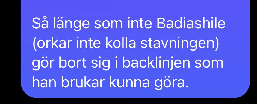JohanRodis's tweet photo. Det här skrev jag för övrigt inför matchen, när jag i övrigt hade någon form av naivt hopp: https://t.co/JYfESFFGkV