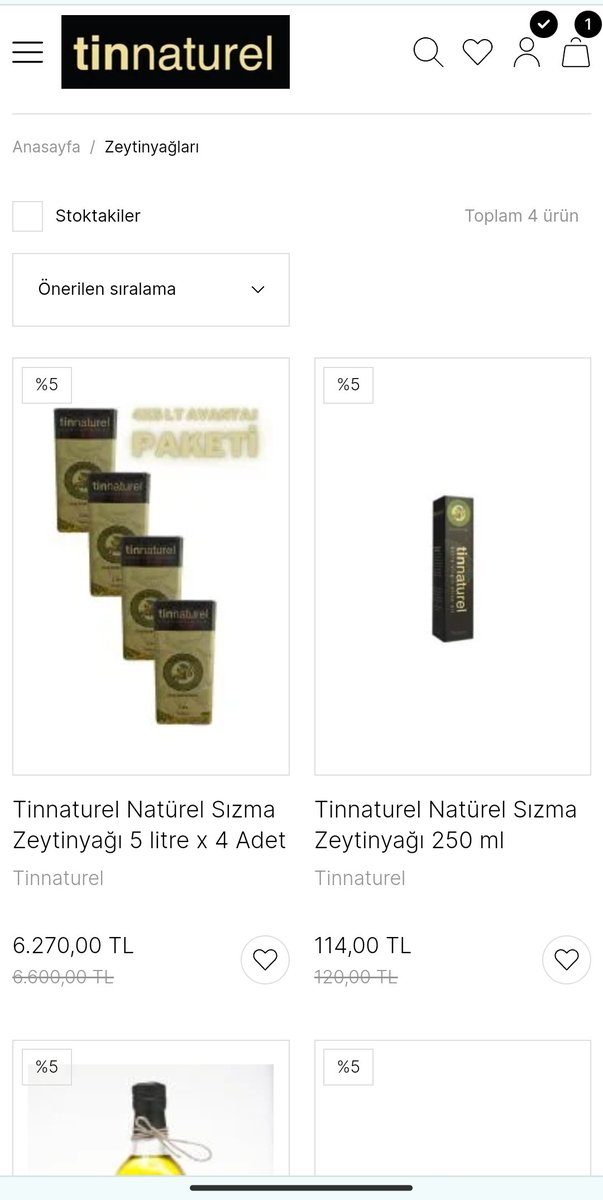 E-ticaret sitemiz tinnaturel.com yayında. Yeni üyelerimize ilk alışverişlerinde kullanmak üzere 50 TL kupon hediye. Kupon Kodu: Hoşgeldin50 

Keyifli alışverişler💚