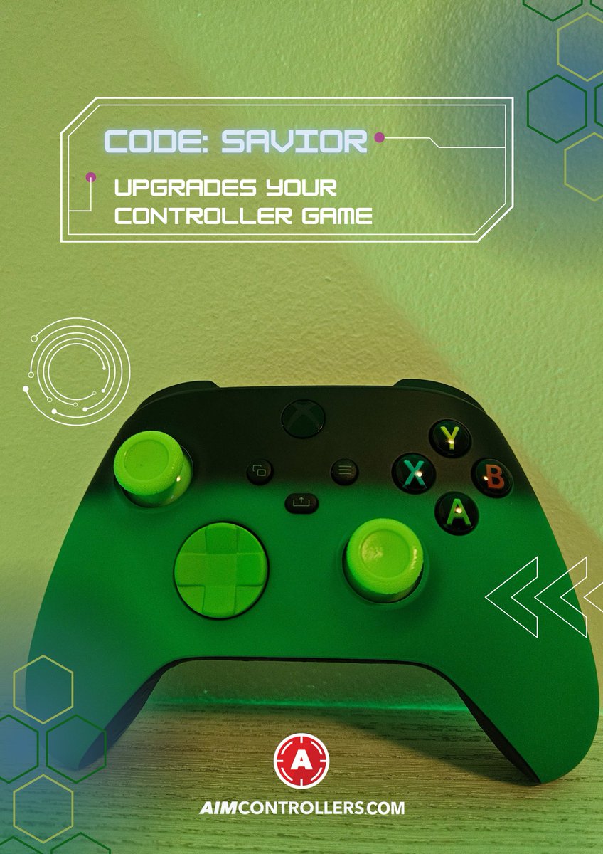 Heavenzsavior91's tweet photo. Upgrade your controller game with @AimControllerss! Code - Savior at checkout! #controller #aimcontroller #Xbox #playstation https://t.co/XZ3BHO8EZ3