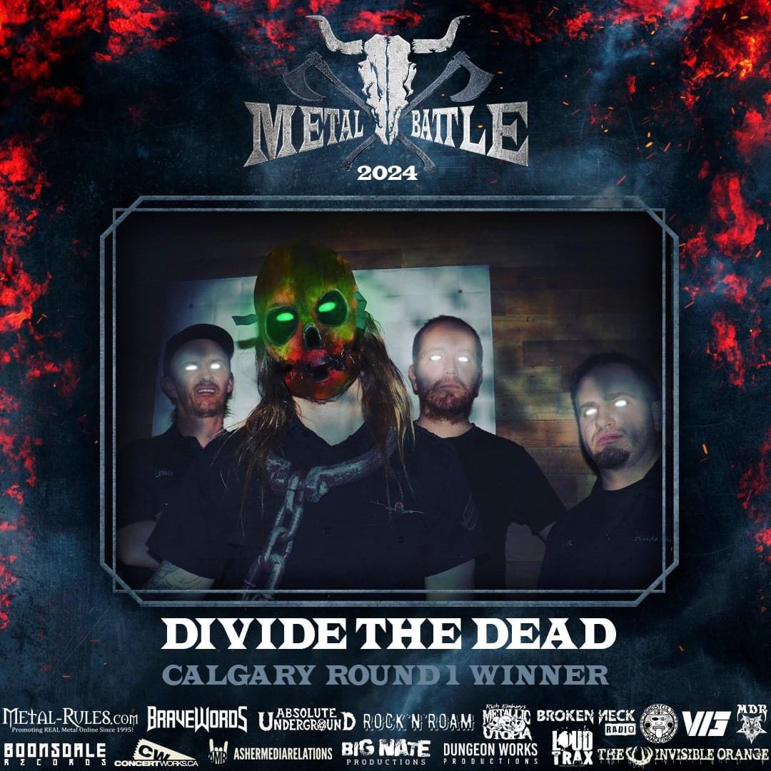 Congrats to <a href="/MetalBattleCAN/">Metal Batttle Canada</a> Calgary Round 1 winners Divide The Dead! They move on to the Calgary Final on Friday April 12th @DickensYYC.

#yyc #yycmetal #yycmusic #wackenmetalbattlecalgary #wackenmetalbattlecanada #wackenmetalbattle #wackenopenair
#dickensyyc #metalsceneyyc