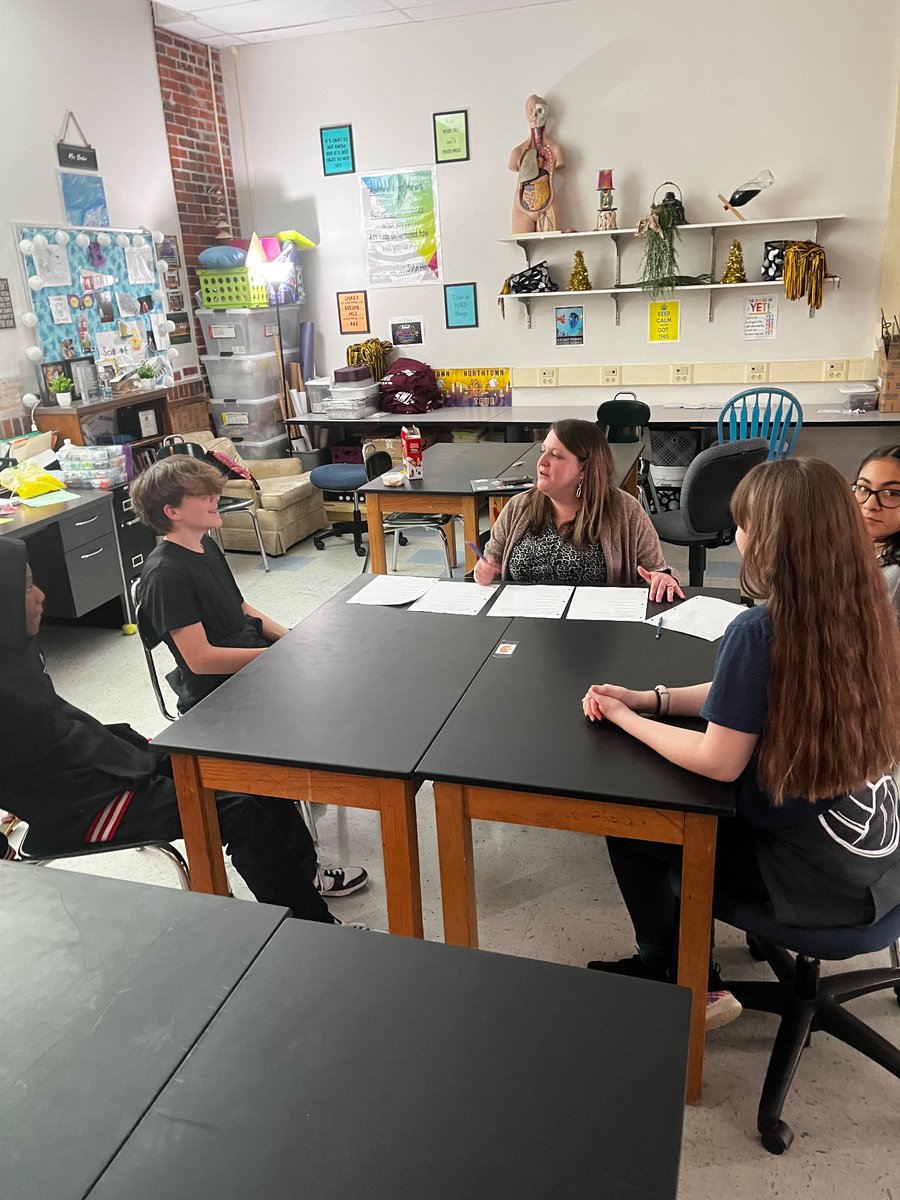 Mock Interviews for our 8th graders today. Fun to watch them take on a new challenge. We’ll repeat in May to see growth. Great job future leaders! <a href="/AVID4College/">AVID</a> <a href="/NGMSgators/">Northgate Gators</a>