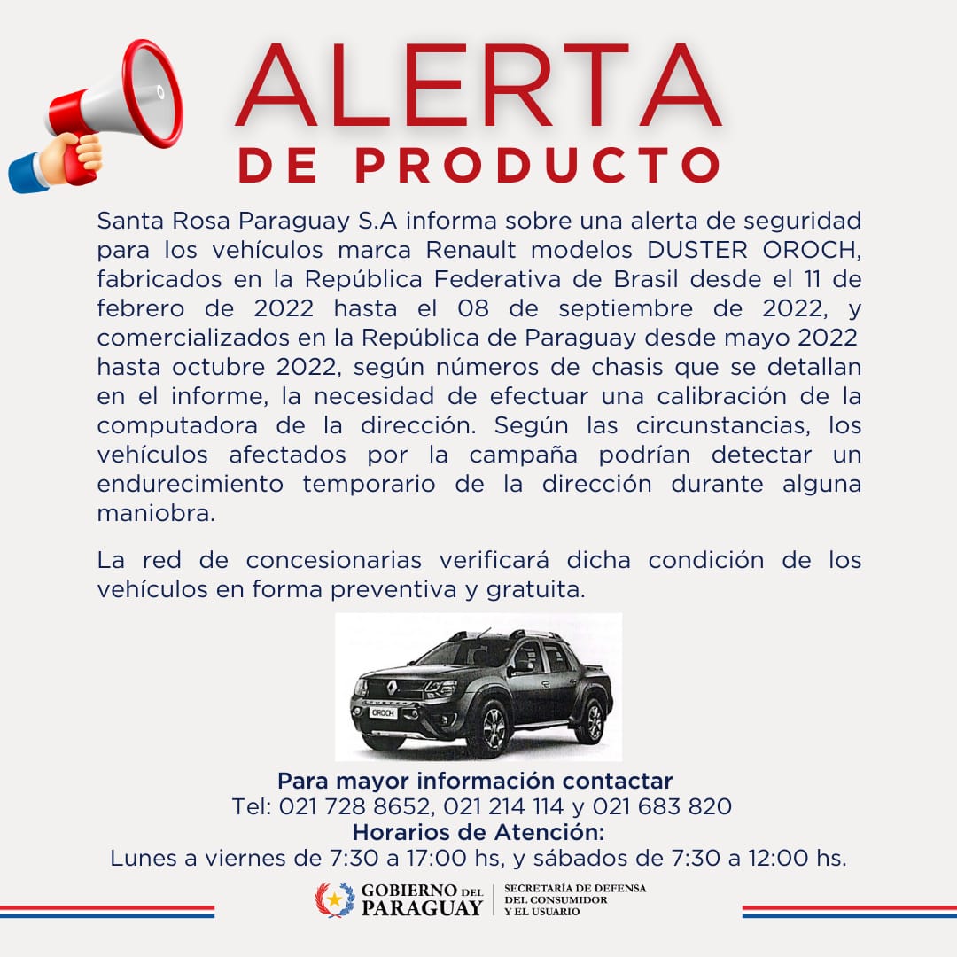 sedecopy's tweet photo. SEDECO, informa:
📌Que el Proveedor Santa Rosa Paraguay S.A. en cumplimiento a lo dispuesto en el Art. 34° de la Ley Nº 1334/1998 y el Decreto N° 3039/2019 “Por el cual se incorpora al ordenamiento jurídico nacional la Resolución del Grupo Mercado Común del MERCOSUR N° 04/2017, https://t.co/x42N7djtxi