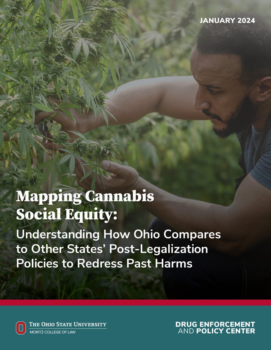 DEPC @OSU_Law's new resource page and associated report highlights the varying strategies states have deployed to fulfill cannabis social equity goals and looks at how Ohio’s new laws compare.

Learn more and explore: bit.ly/3uf4H17