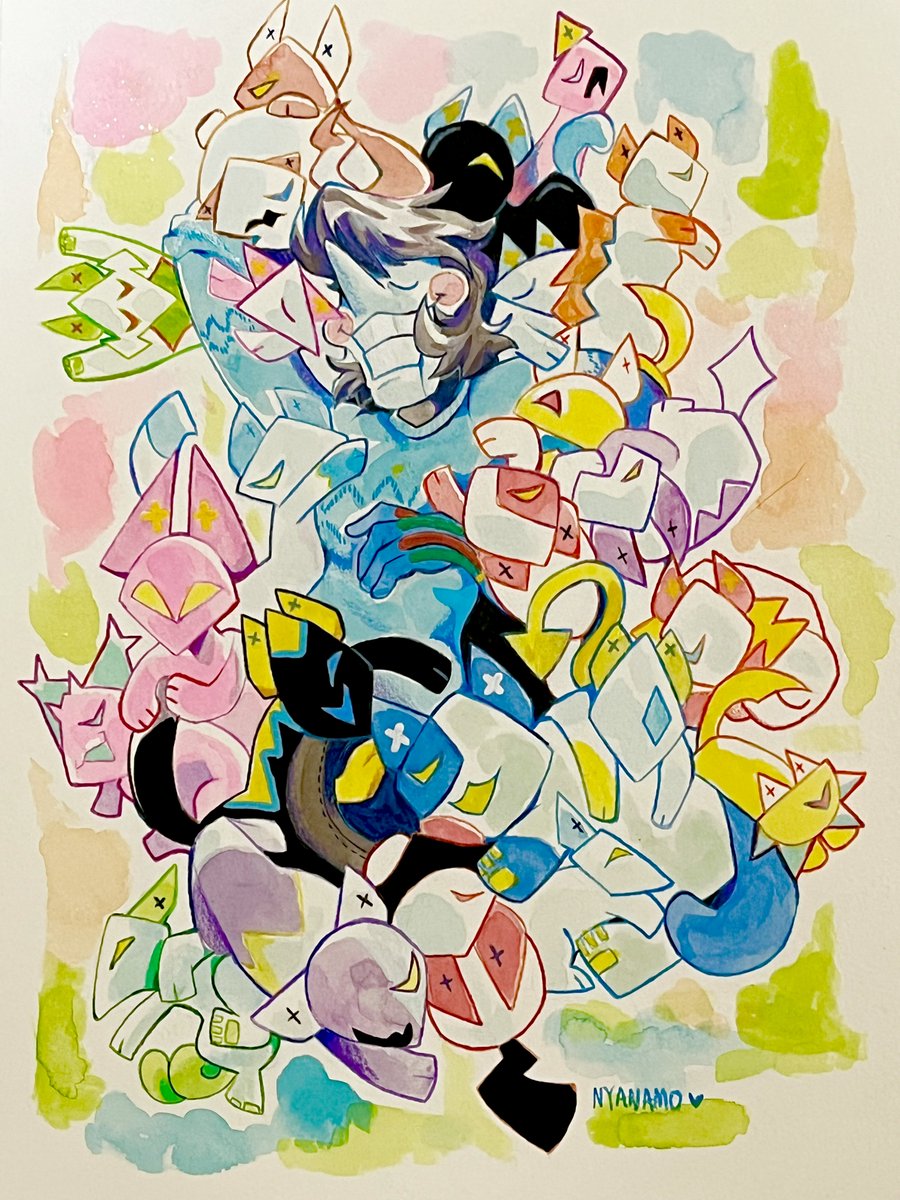 thenyanamo's tweet photo. Happy Birthday to my best friend, @_Flyingsnake !!! I HOPE YOU HAVE SUCH A NICE DAY Y MUCHOS BESITOS!
#intothespamverse #rocketEX #tasques #DELTARUNE https://t.co/UKLM0ebJuO
