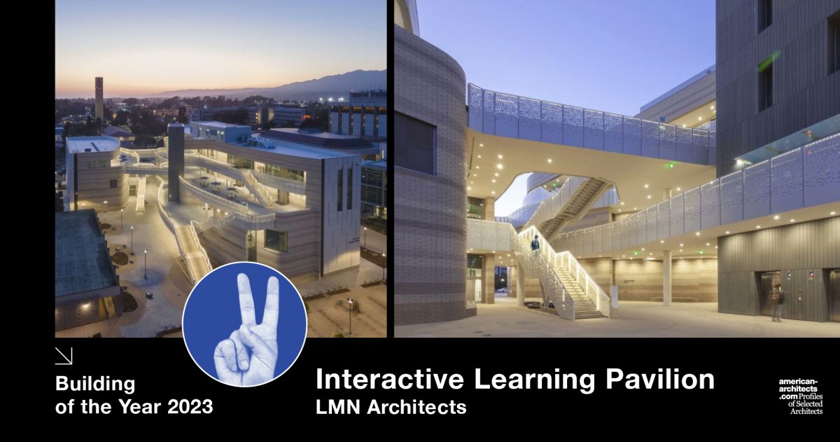 worldarchitects's tweet photo. The Interactive Learning Pavilion at the University of California by LMN Architects in Santa Barbara received the most votes in our poll for US Building of the Year 2023. 
https://t.co/RpCfXwWcYM

Photos: Patrick Price

#waofficial #worldarchitects 
#architecture #bestof https://t.co/HkWmFt3kEI
