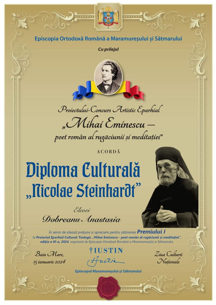 eormmsm's tweet photo. Au fost publicate rezultatele Proiectului Eparhial Cultural Teologic intitulat „Mihai Eminescu – poet român al rugăciunii și meditației”
https://t.co/UlFWbPNDmu
#eormmsm https://t.co/hFNmrTGnsT
