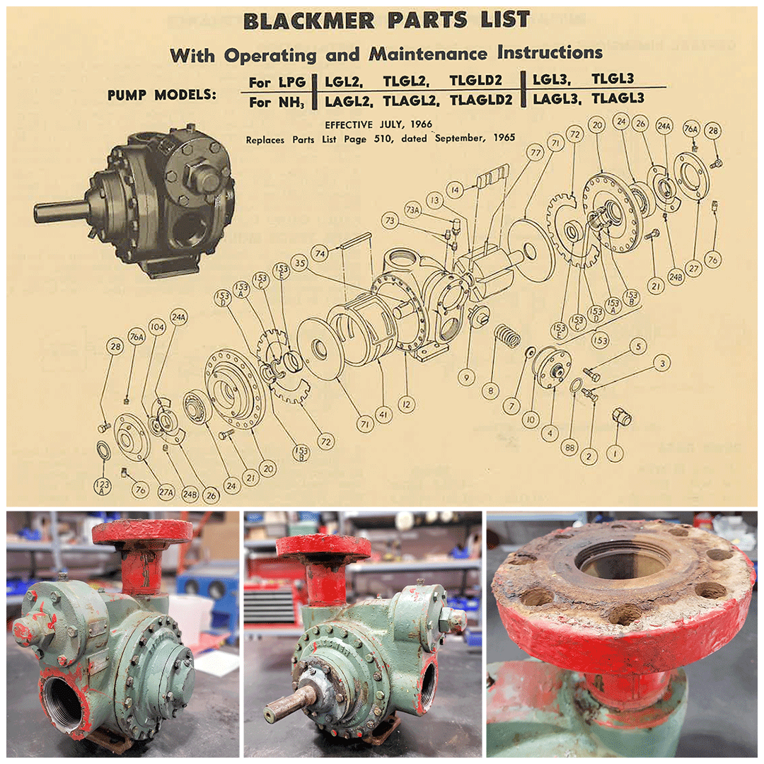 We just discovered a piece of history at one of our client’s sites! 

Check out this remarkable <a href="/BlackmerPump/">Blackmer Pump</a> that was in service for 58 years. The rebuild parts for this pump are no longer available which meant our client had no choice but to replace it. 

#NH3 #LPG #oldpump