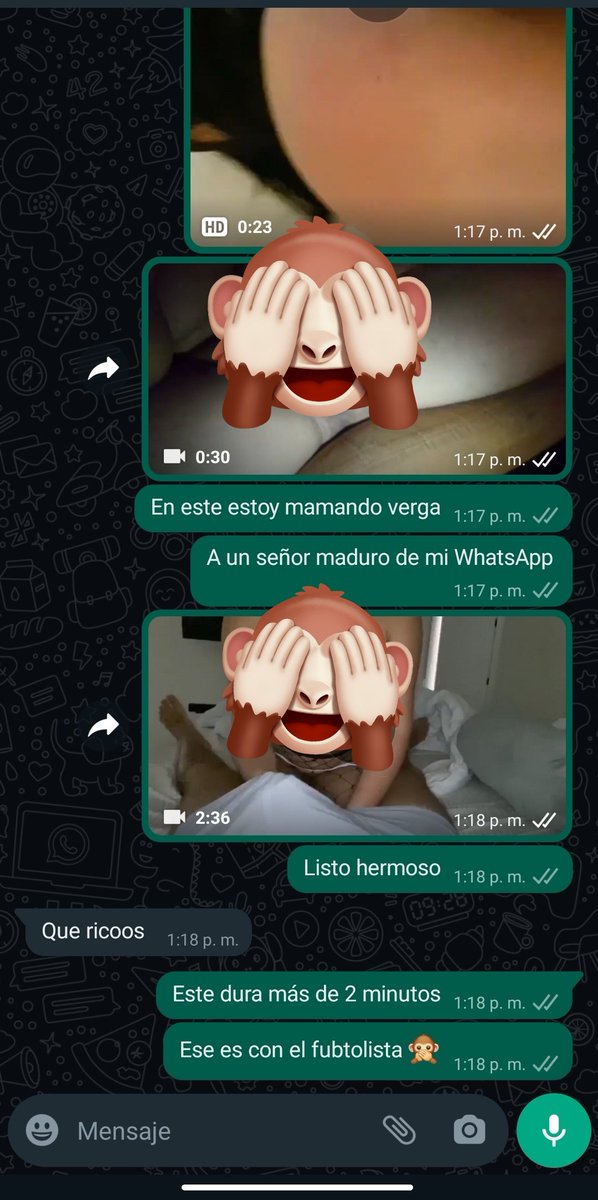 Mi grupo de WhatsApp está cada día más safado 🙊 siempre cumpliendo Quisiera conocer a alguien que me aguante más de 3 minutos en la cama porque hasta ahorita nadie,más que el futbolista del cruz azul que me duró 2 minutos con 36 segundos 🙊