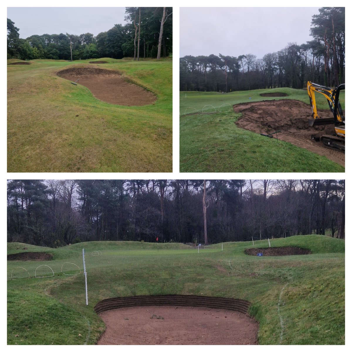 Winter work is continuing well.  Another great team effort. <a href="/LongniddryGolf/">Longniddry Golf Club</a> 
<a href="/cwfairweather/">Colin Fairweather</a> 
#Bigga 
#greenkeeping