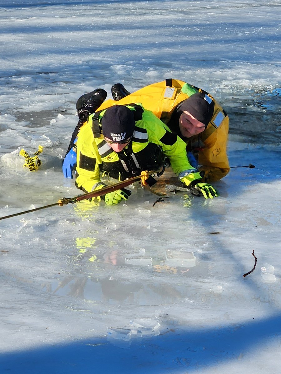 OmahaFireDept's tweet photo. It was a great week to get out on the ice for some Ice Rescue Training at Hanscom Park! ❄️
Just a reminder- we are accepting applications for our Firefighter position through 2/20/24! Apply today at https://t.co/U7Ya9tXHxB
https://t.co/m47VsNbS4U
EOE | #JoinOFD2024 #JoinOFD https://t.co/0OH9X0GvK0