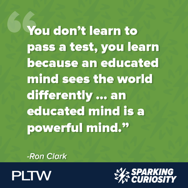 PLTWorg's tweet image. @mrronclark a Disney American Teacher of the Year, New York Times bestselling author, and White House honoree, shared how he sparks a love of learning in classrooms from North Carolina to New York City. #SparkingCuriosity2024 #STEMeducation