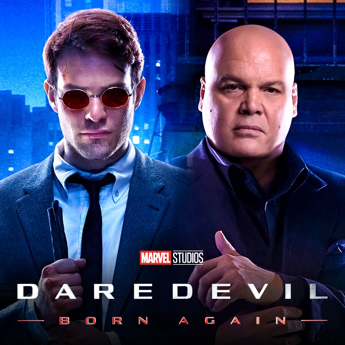 MCU_Direct's tweet image. New #DaredevilBornAgain set photos reveal the first look at Wilson Fisk &amp;amp; Matt Murdock reunited for the reboot! Photos &amp;amp; details: thedirect.com/article/mcu-da…