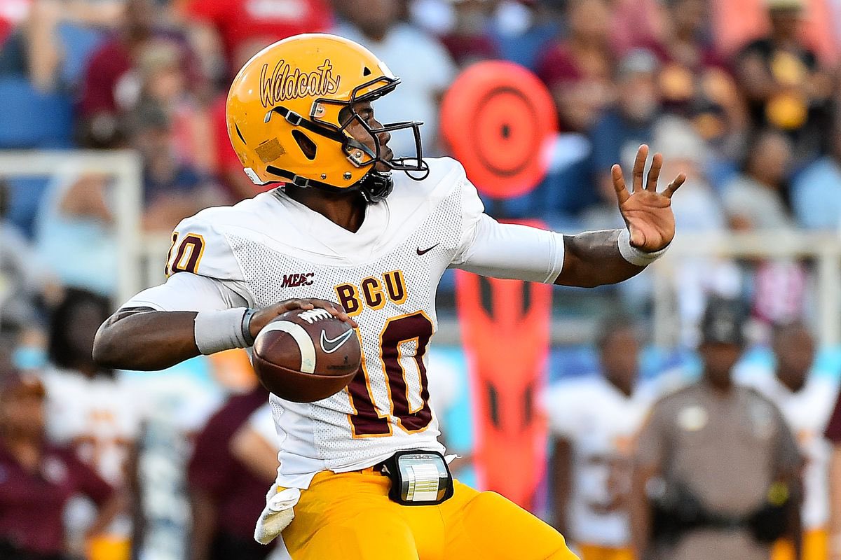 After a great conversation with coach <a href="/CoachGerbino/">Joe Gerbino</a> I am blessed to  receive an offer from Bethune Cookman! #GetMore <a href="/STSBreeze/">Select Training Solutions</a> <a href="/CoachLikeMike/">BMW</a> <a href="/DpageP3/">Darius Page</a> <a href="/TomLoy247/">Tom Loy</a> <a href="/RyanWrightRNG/">Ryan Wright</a> <a href="/H2_Recruiting/">Hasani (H2) | Football Recruiting</a> <a href="/MalikRosier12/">Malik Rosier</a> <a href="/tgt_training/">Railond Garrett</a> <a href="/24k7v7/">The24KOrganization ⭐️</a> <a href="/QBTucker/">Coach Tucker</a>