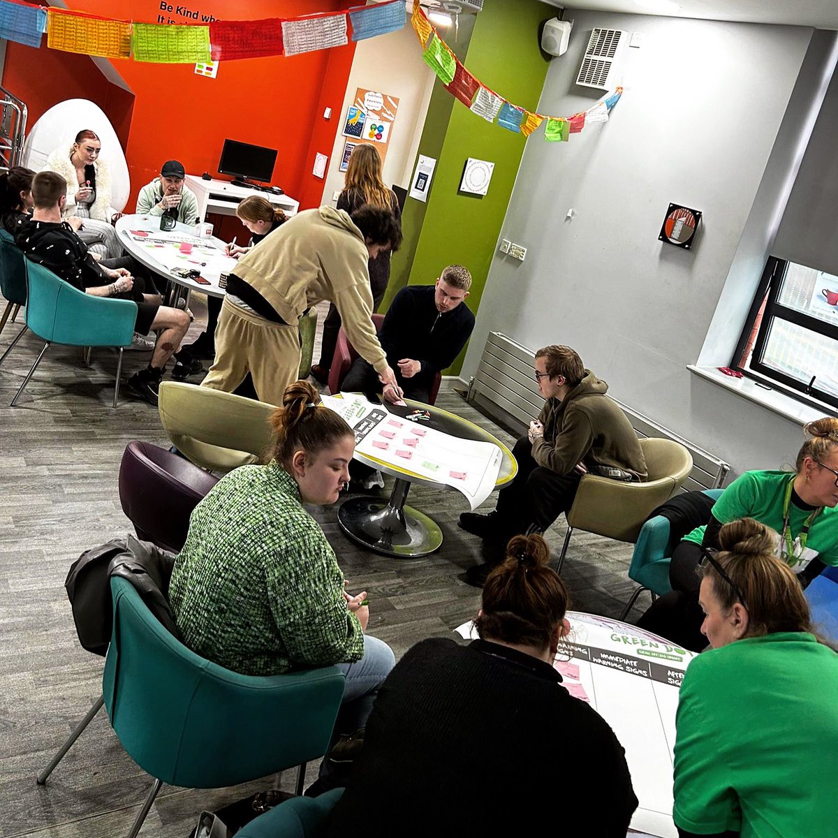 Massive thanks to Lisa and Nina from public health who came to Streetlife today and lead a training session on the Green Dot scheme! 🟢
#greendot #safespace #blackpool #safetowns #youthwork #streetlife