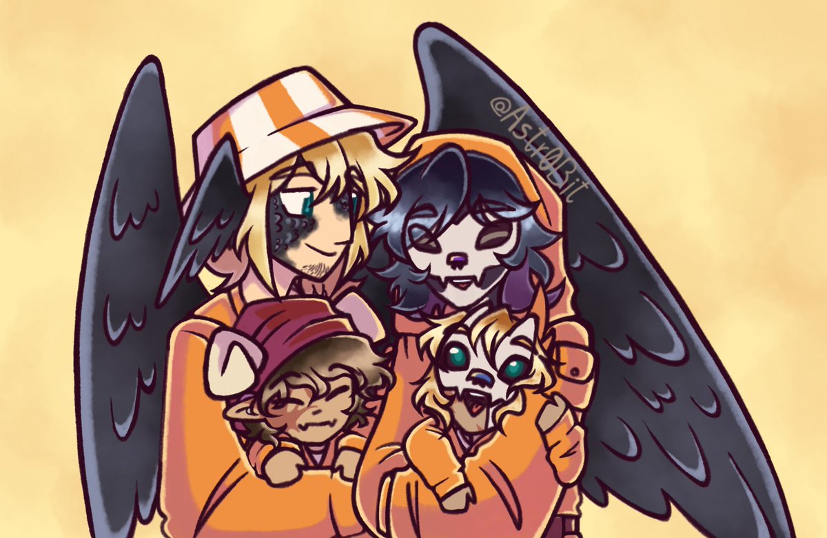 Astr0Bit's tweet photo. Family ♡
#qsmp #qsmpfanart #philzafanart #missafanart #ChayanneFanart #tallulahfanart https://t.co/BYLbdKEEQW
