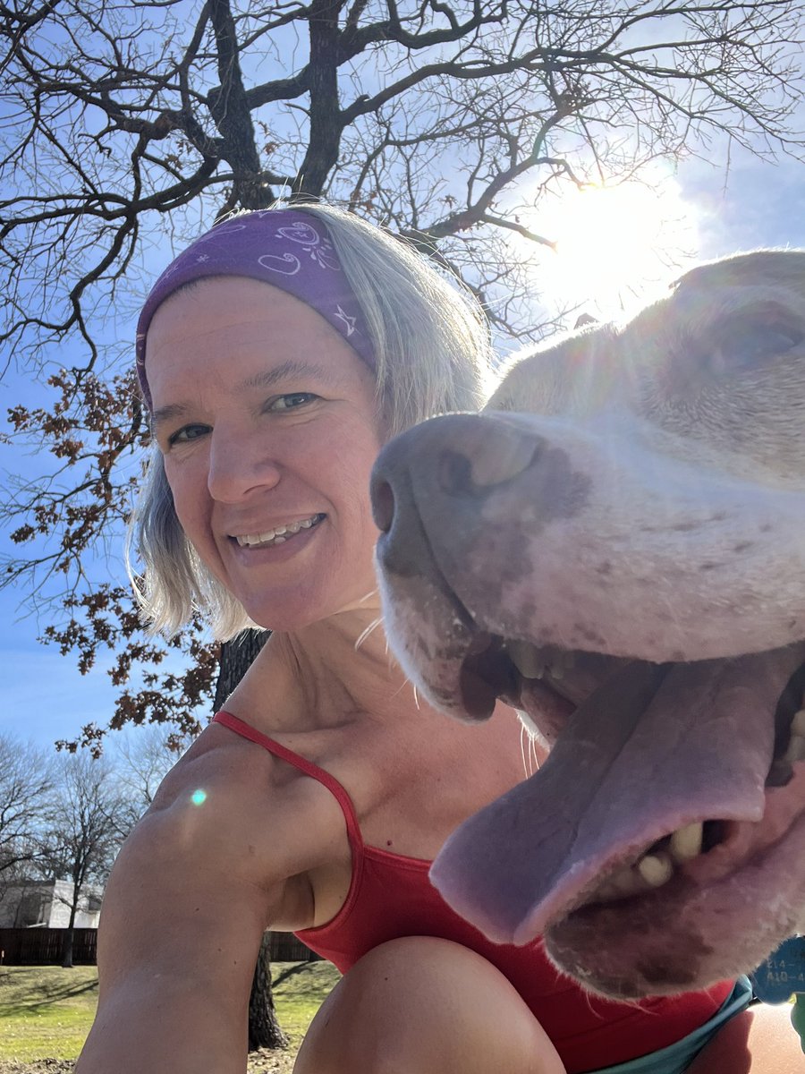 robynrdobbins's tweet photo. Sunny, warm walk with #DaisyRaven. She’s such a sweetheart.
I’m fueled by #NSNG #carnivore, but the sun brings my energy. It brings great joy to recharge after a week of clouds.
#MetabolicHealth #MeatHeals #MentalHealth
#Bipolar #depression #LMHR
#LessOfMeStories https://t.co/uI9a3kdqrF