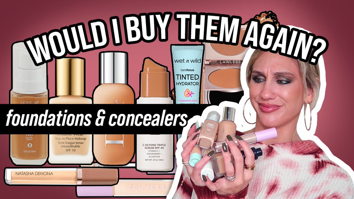 chicklitplus's tweet image. WILL I BUY IT … AGAIN? // FOUNDATIONS + CONCEALERS youtu.be/HGwZ40Sl1T4?si… via @YouTube #makeupcollection
