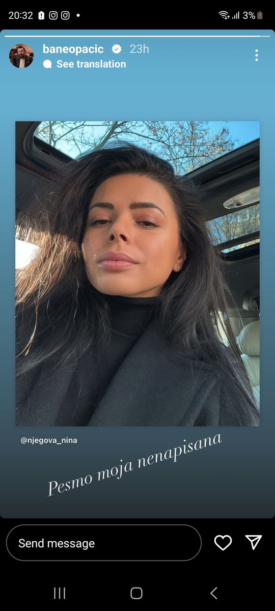 ENedorecena's tweet photo. Da li neko zna sta je sa njom, bas je dugo nije bilo #njegovanina #caosvima https://t.co/km6G9wvoVW