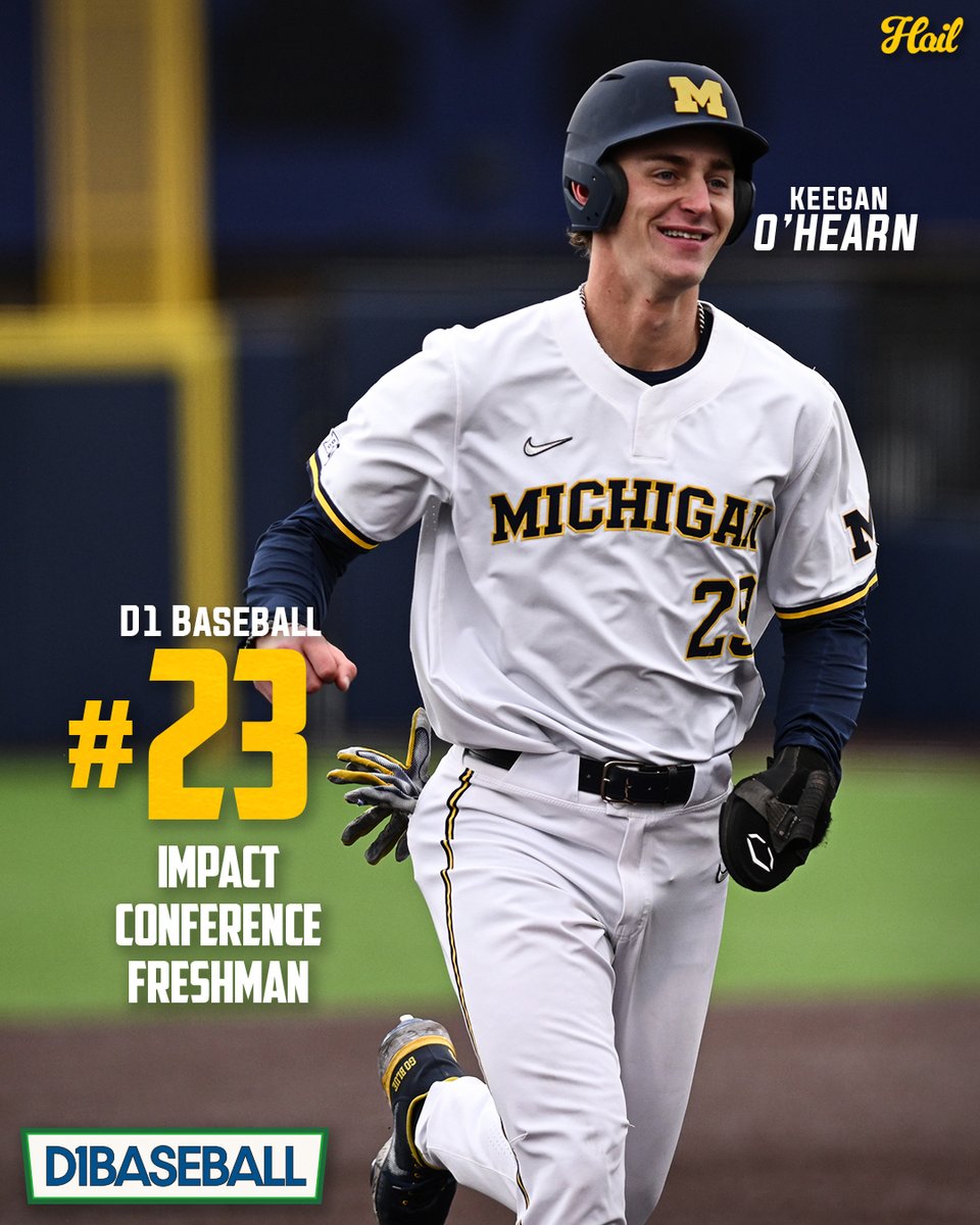IMPACT FRESHMEN!!

These three made <a href="/d1baseball/">D1Baseball</a>'s list of Conference Freshmen to watch! 

#GoBlue