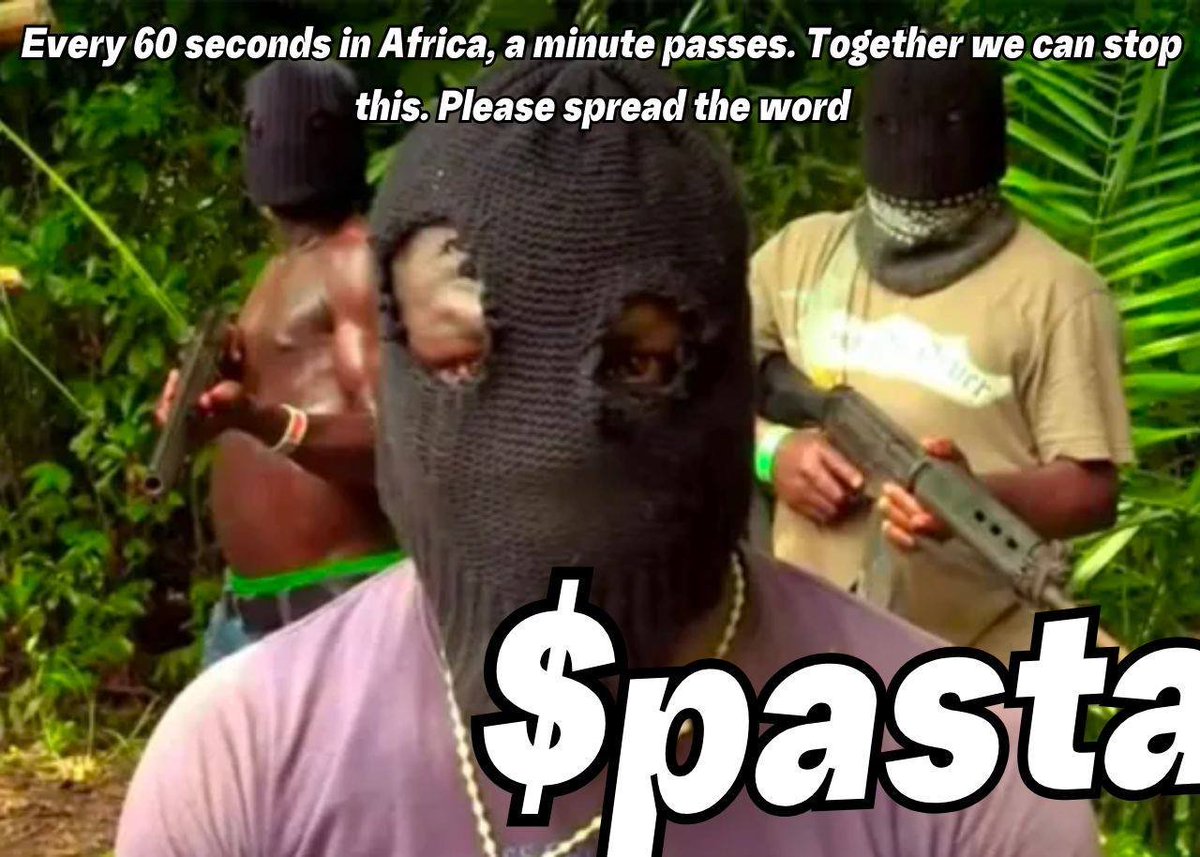 The Africans are onto something....

Maybe they just need some $PASTA