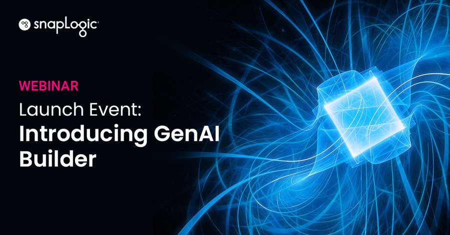 🚀Watch now on-demand the recording of the <a href="/SnapLogic/">SnapLogic</a> GenAI Builder launch event:
snaplogic.com/resources/webc…
…Other panelists and I discuss the impacts of #GenerativeAI and #LLMs on workflows, processes, products &amp; services for multiple enterprise use cases and lines of business.