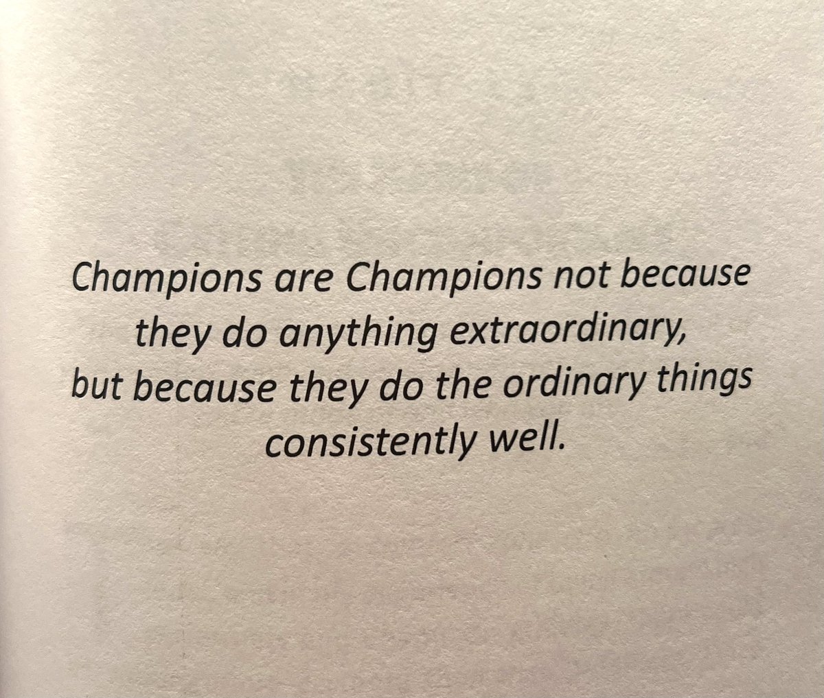 Reminder: Can you be consistently valuable?