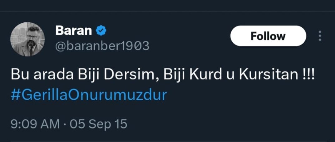 Armaicinkavga's tweet photo. Biz icimizde hain barındırmayız ❗
@baranber1903 ❌

@EmniyetGM https://t.co/VtbzIlpNBf