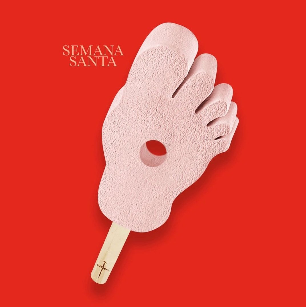 El mejor cartel de Semana Santa que verás nunca.
Obra de  @pablo_je_je (Instagram)