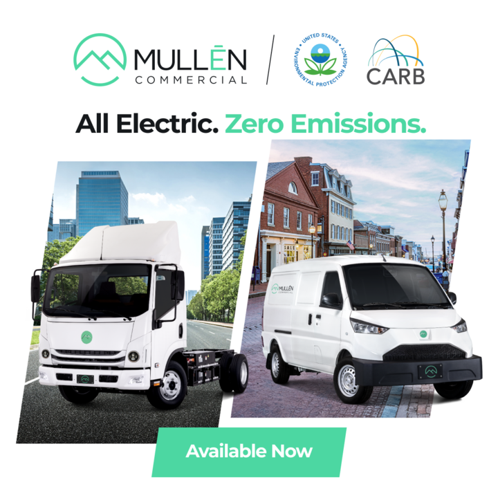 BollingerInnov's tweet photo. Paving the way for greener deliveries &amp; service calls 🚐🚚

The all-electric #MullenONE cargo van and #MullenTHREE truck are both officially EPA and CARB certified, guaranteeing efficiency &amp; environmental responsibility.

Upgrade your fleet with confidence https://t.co/JKbPIYZyyT https://t.co/l2XQvaDh5H