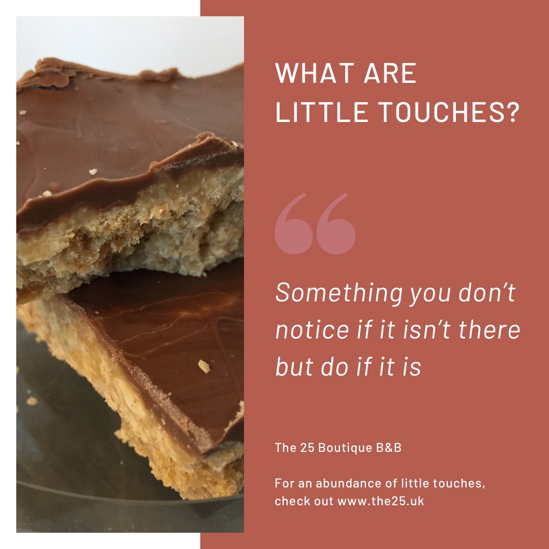 What’s your favourite “little touch” that we do?