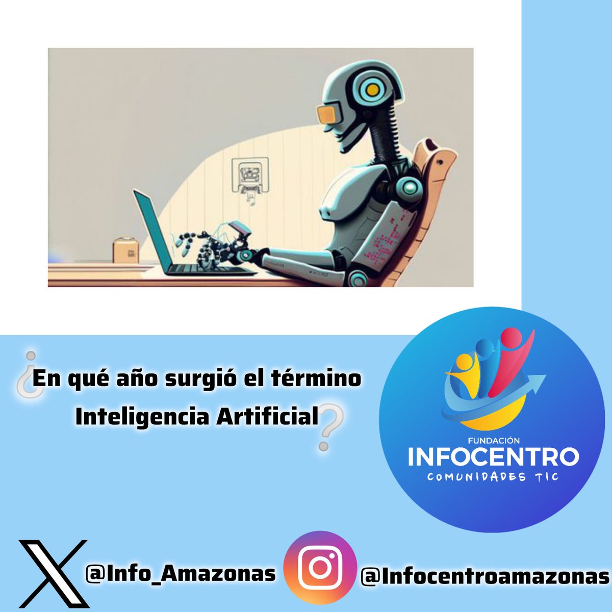 1ama16Emi's tweet photo. El término "inteligencia artificial" fue acuñado por John McCarthy en 1956 durante la Conferencia de Dartmouth, un evento histórico que reunió a algunos de los mejores científicos de la época para discutir la posibilidad de crear una máquina que pudiera pensar como un ser humano. https://t.co/cL75IgqoQC
