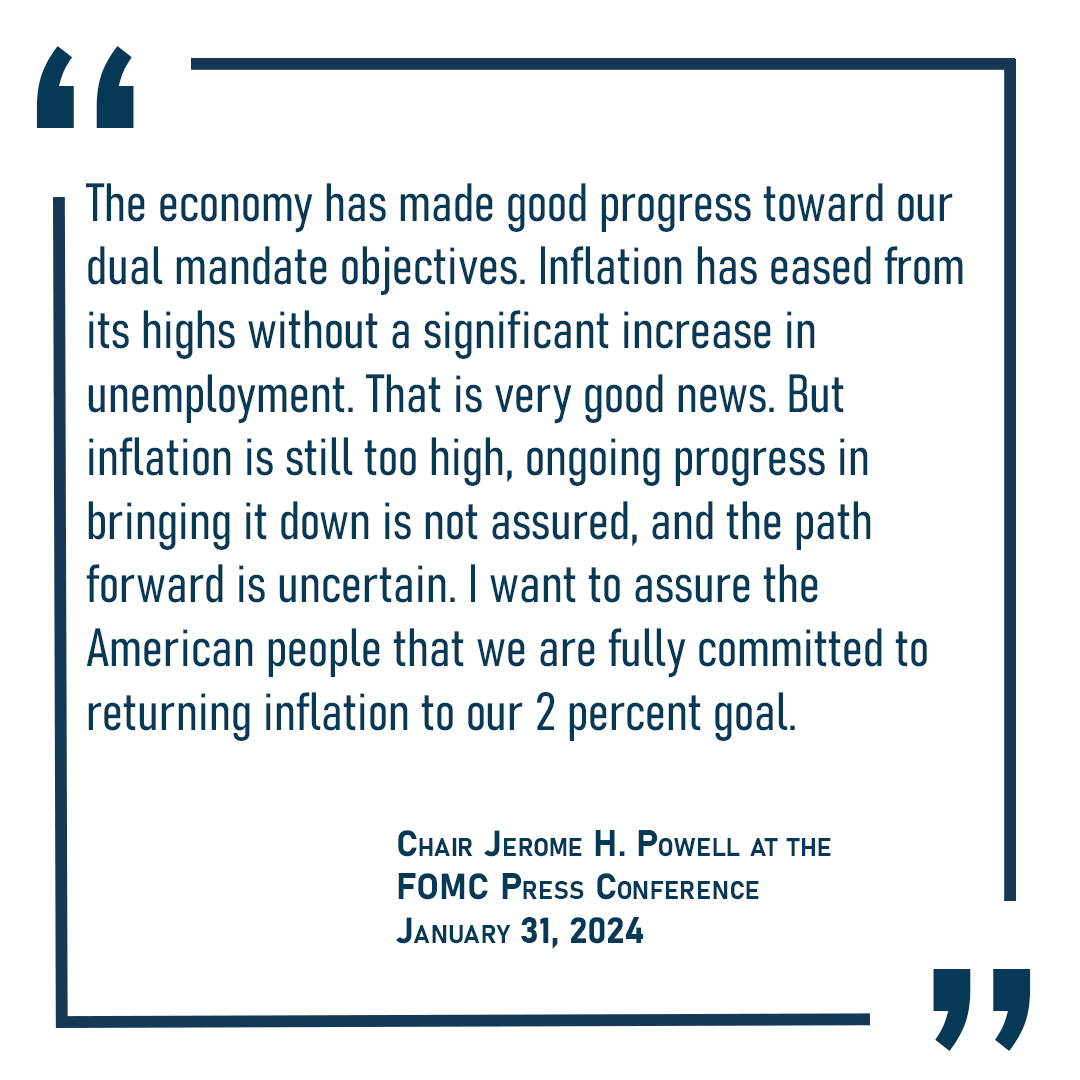 federalreserve's tweet photo. Read Chair Powell's full opening statement from the #FOMC press conference (PDF): https://t.co/jqzufcumTC https://t.co/U9OU6M6uvV
