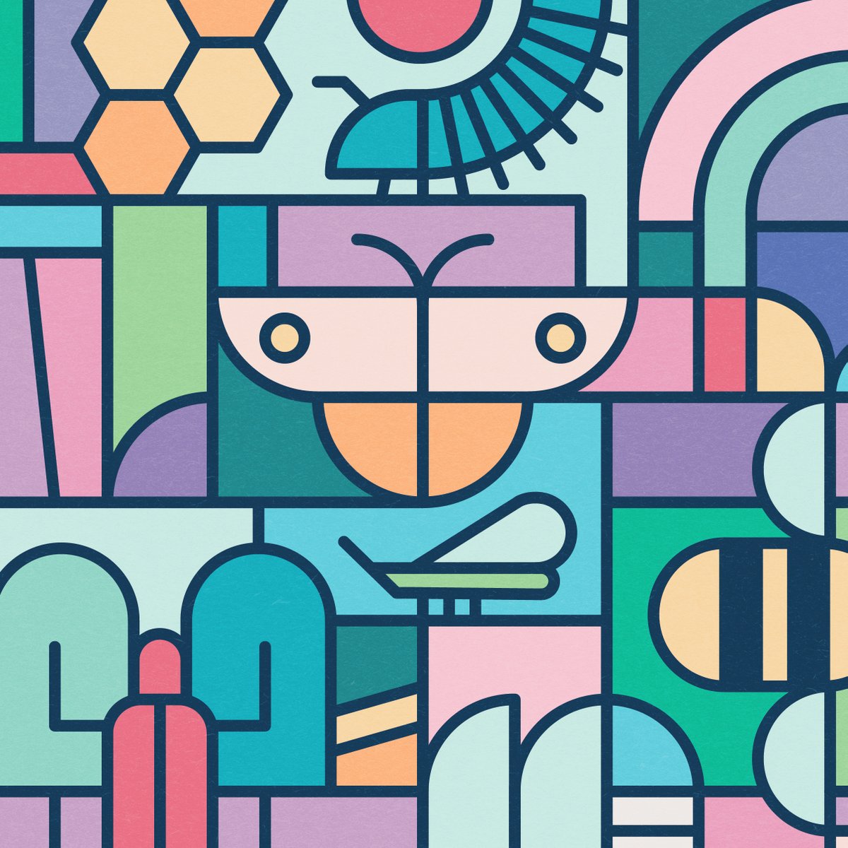 Currently finalising the colours 🌈🖌️
Will drop tomorrow on <a href="/exchgART/">Exchange Art</a> 

Hope you had a good day. GN for now 🌙✨