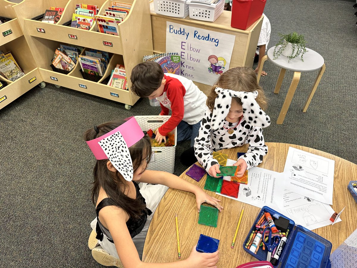 Team_Taylor1st's tweet image. Happy 101st Day of School! We designed a house to keep the dalmations safe from Cruella! #partofthepack