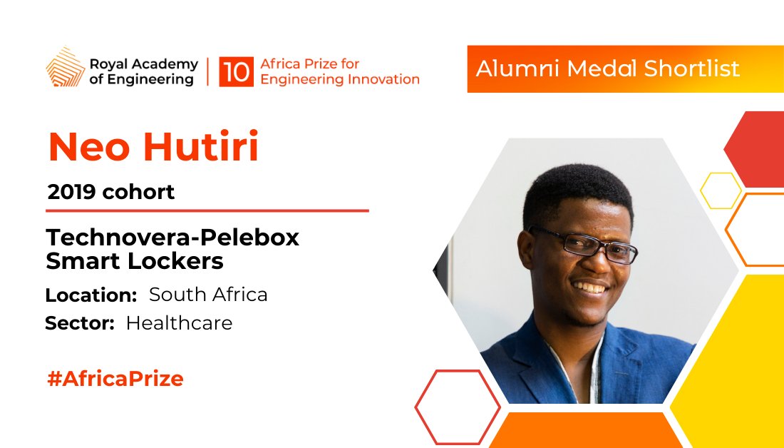 We are thrilled to have Academy Fellow Rebecca Enonchong @africatechie, founder and CEO of @AppsTech and #AfricaPrize judge, who has joined us from Cameroon to announce the winner for tonight. And the winner is…. Neo Hutiri! Congratulations 👏