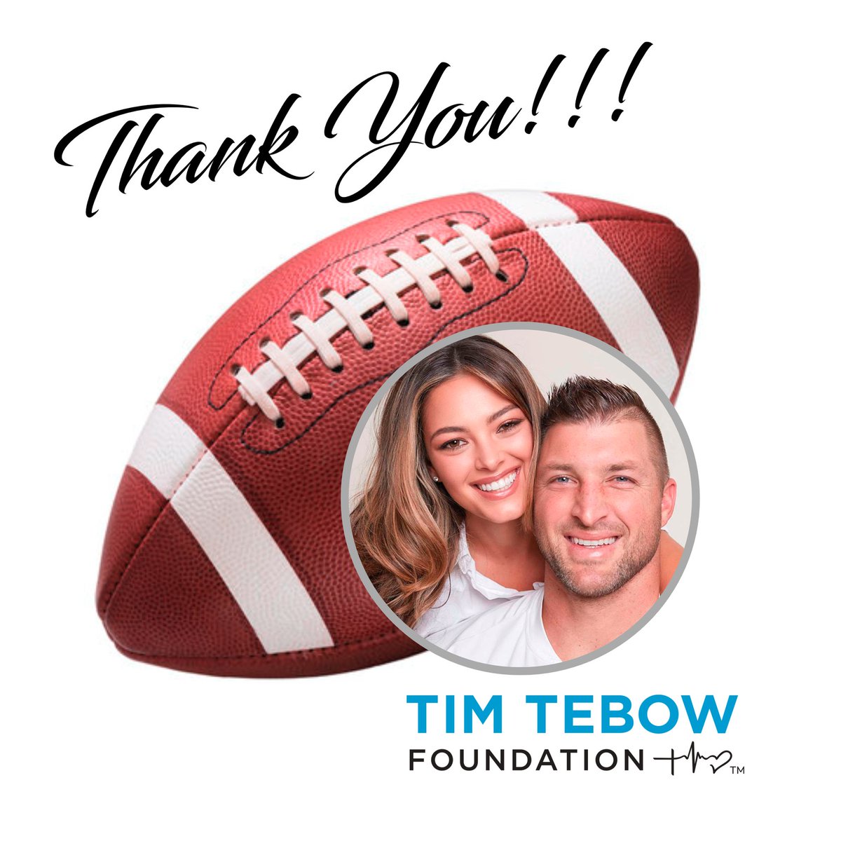 A great big THANK YOU to Tim & Demi-Leigh Tebow, and their Tim Tebow Foundation, for partnering with Breakaway’s “Night of Celebration” missions banquet coming up March 21. RSVP for the dinner, square dance, and silent auction that will include Tim Tebow autographed memorabilia.
