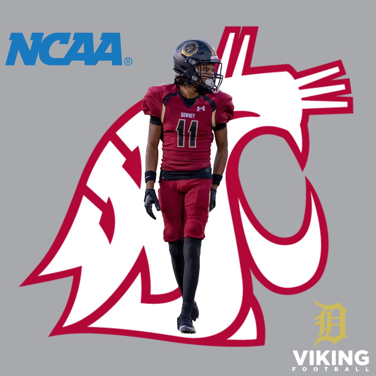 Congrats to c/o27 WR Damani Porras @the_feet_squabbler receiving an offer from Washington State University @wsucougarfb #GOCOUGS ANOTHER ONE! @jt_broooo34