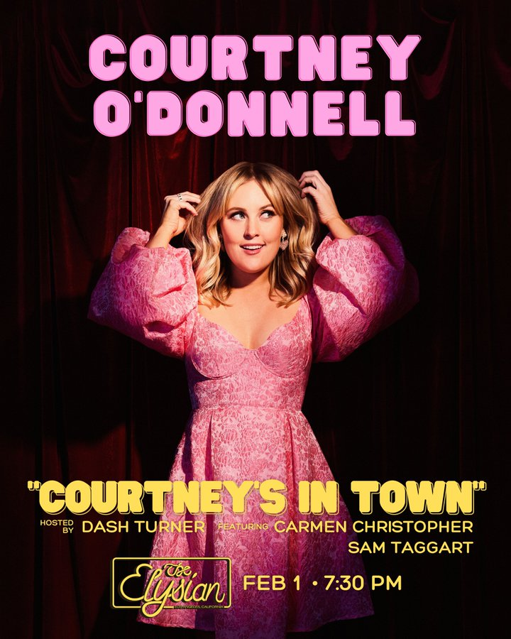 Courtney O’Donnell (@thisiscourtnay) on Twitter photo 🌟TOMORROW IN LOS ANGELES 🌟
feat.
<a href="/KocoumOfficial/">Dash Turner</a>
<a href="/CarmChristopher/">Carmen Christopher</a>
<a href="/samttaggart/">Sam Taggart</a>
elysiantheater.com/shows/courtney… 🌟TOMORROW IN LOS ANGELES 🌟
feat.
<a href="/KocoumOfficial/">Dash Turner</a>
<a href="/CarmChristopher/">Carmen Christopher</a>
<a href="/samttaggart/">Sam Taggart</a>
elysiantheater.com/shows/courtney…