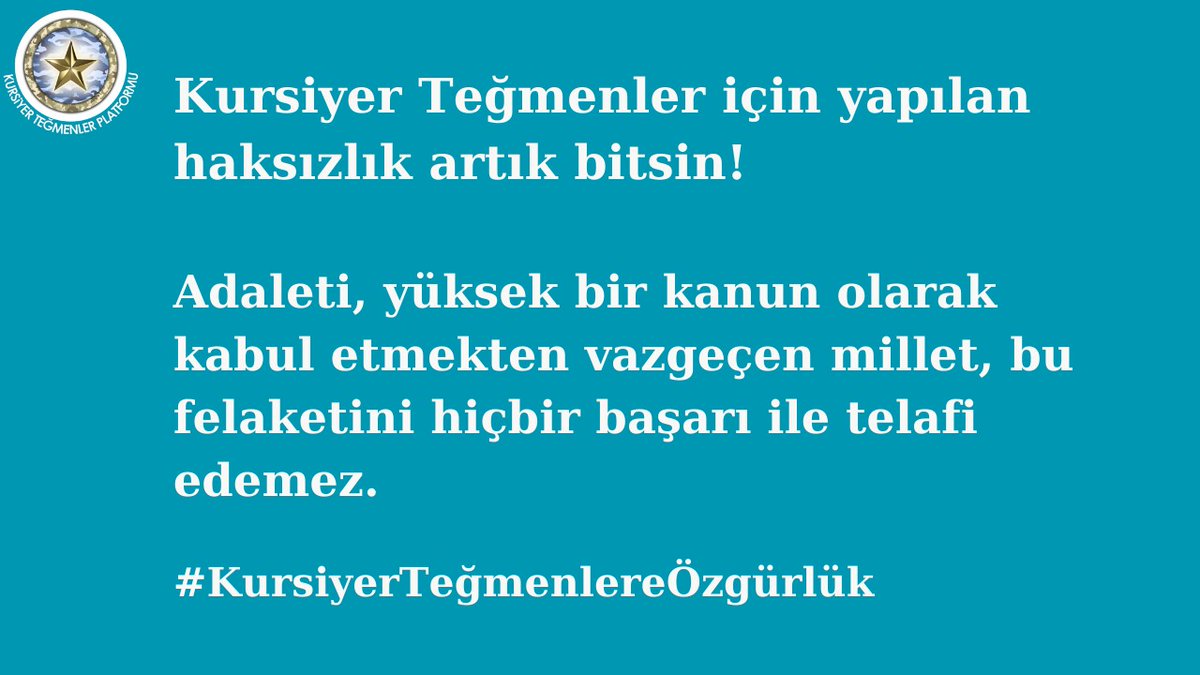 @KezbanKalin @Gantep_KHK @BavderD @adalet_bakanlik @AYMBASKANLIGI @TBMMresmi @tcbestepe Onlar darbenin faili değil tam aksine mağdurlarıdır...
#KursiyerTeğmenlereÖzgürlük 
#AskeriÖğrencilereÖzgürlük