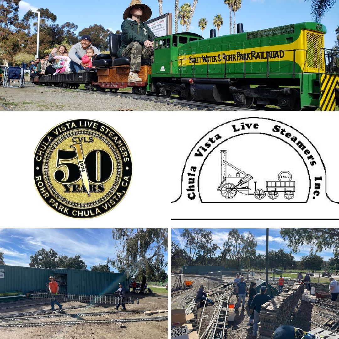 CVLS is currently closed until further notice due to #flooddamage caused by a recent storm. We extend our heartfelt gratitude to the CVLS members, local volunteers, and volunteers from other California steamer clubs for their recent track work and clean-up help. (3/4)