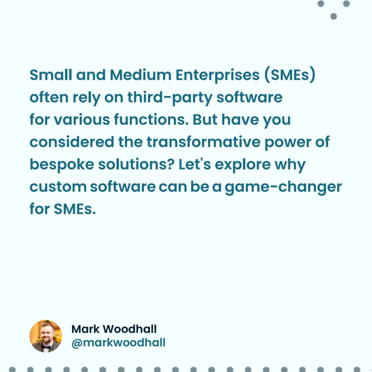 Mark Woodhall tweet media