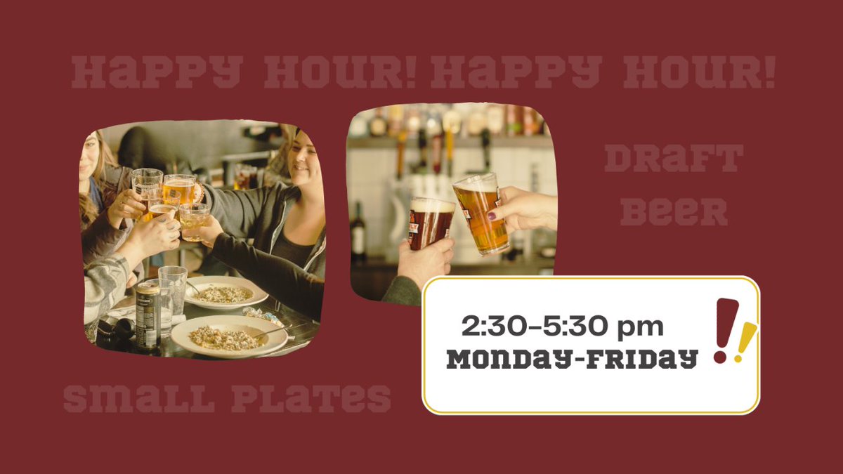 peppersandfries's tweet photo. Stop in for #HappyHour 2:30-5:30 pm, Monday-Friday. 🍻 #familyowned https://t.co/yOzMibP5Q0