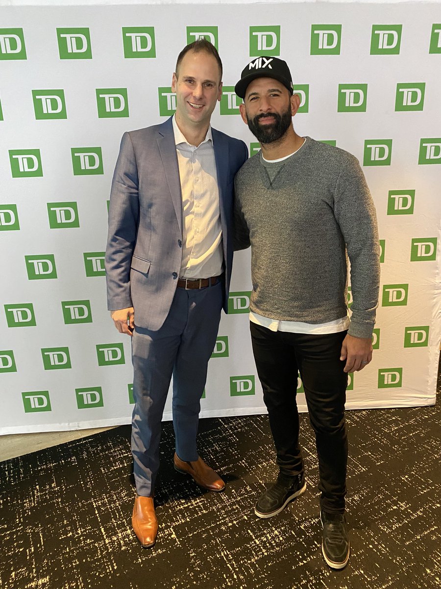 Nice surprise today! Great to hear from the legend <a href="/JoeyBats19/">Jose Bautista</a>