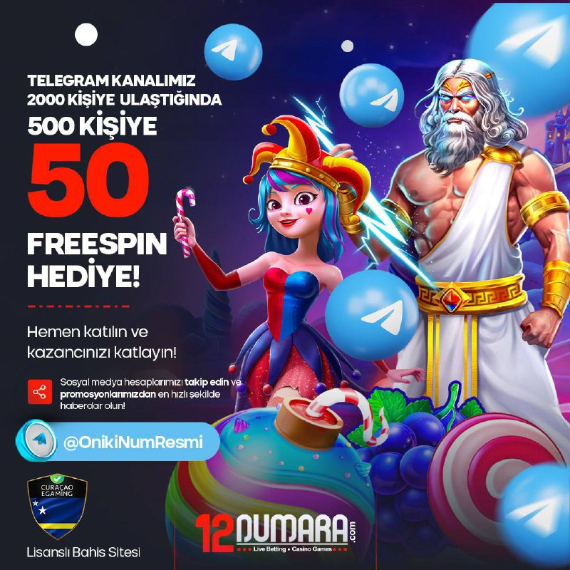 onikinumarax's tweet photo. 🎉Telegram Kanalımız Şenleniyor! 
 
🚀Telegram kanalımıza ulaştığımızda, ilk 2000 kişiden 500 kişiye özel sürpriz! 
 
🎁50 Freespin Hediye! Hemen katılın, kazancınızı katlayın! 🌟💸
 
Telegram'daki heyecana siz de katılın🔥 https://t.co/bzbzAQWtix