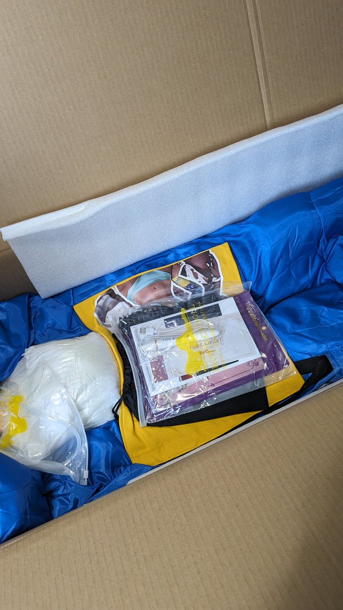 hendersonreal1's tweet photo. Packaging is a highlight of irontech, doll was secured with the styrofoam molding and wrapped inside a logo printed sleeping bag https://t.co/v2XYuJ2PZd