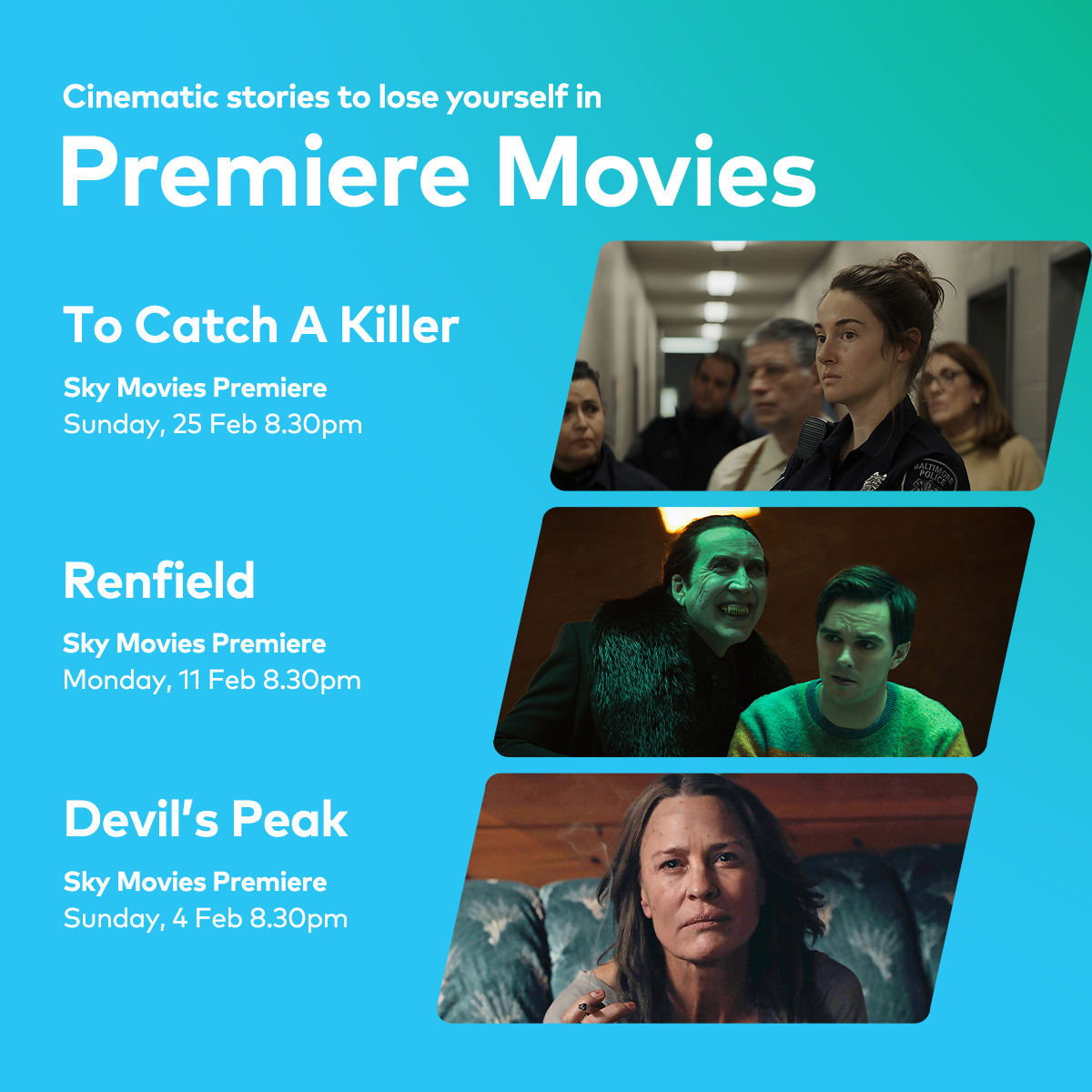 SKYNZ's tweet image. The best of Feb 😍🍿 

#TheCurse, #SpiderManAcrossTheSpiderVerse and #Stylebender and much more this Feb on Sky.