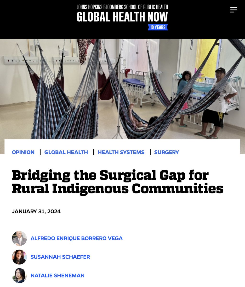 In Brazil, over 6M children live 75+ miles away from the hope of accessible pediatric surgical care. Surgical resources aren't evenly distributed. Changing it is a matter of equity. Read the article to learn more. globalhealthnow.org/2024-01/bridgi…