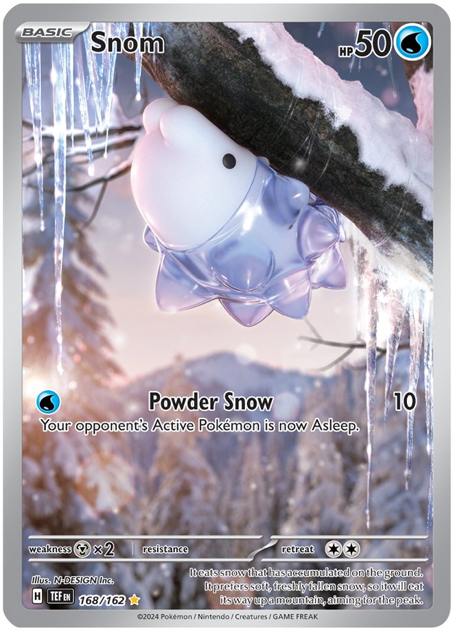 PokemonTCG's tweet photo. Let It Snom ❄️#TemporalForces https://t.co/TaRd73TVg8