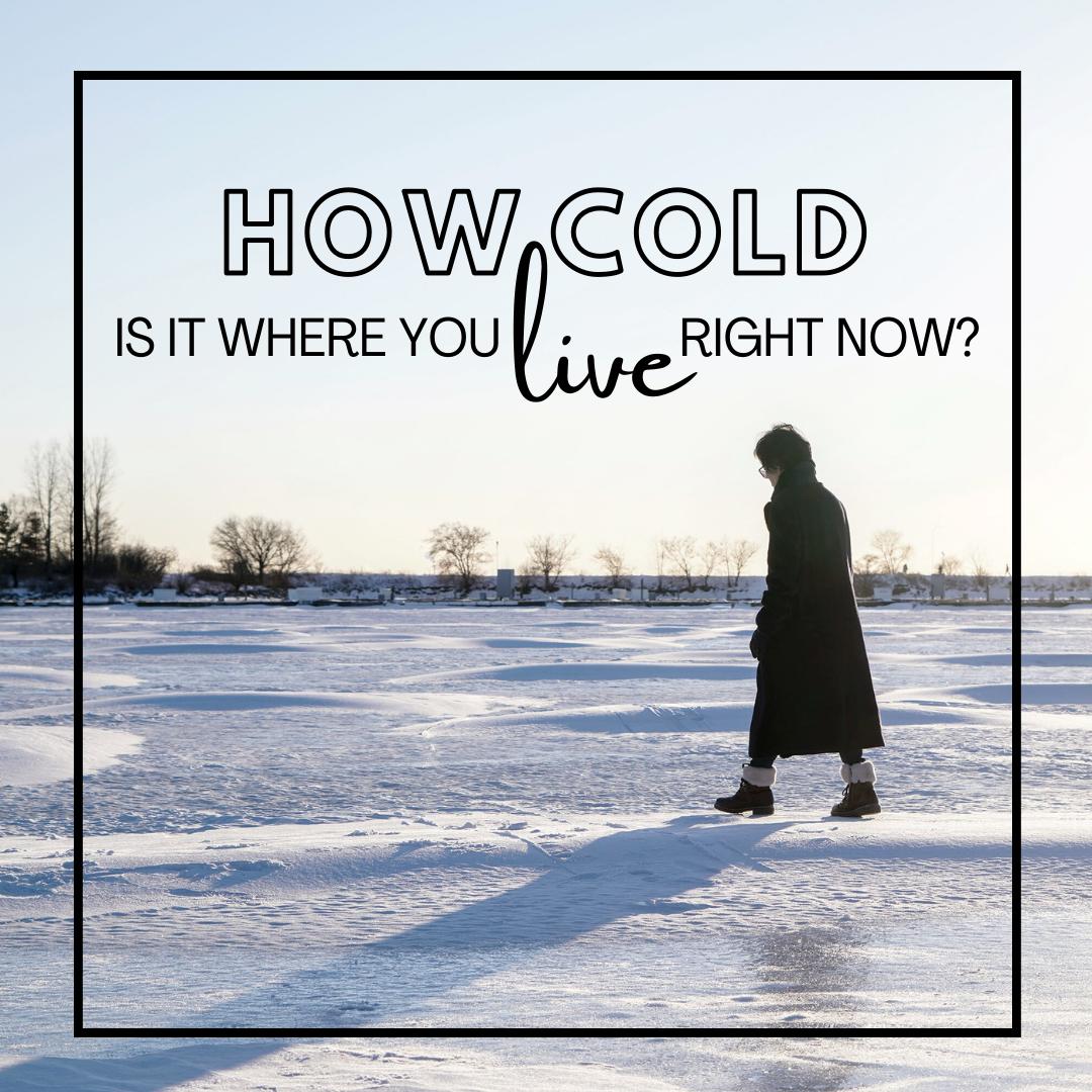 fionaby's tweet image. What's the current temperature in your area? Share how cold it is where you are! #QOTD #WeatherCheck #ColdSnap