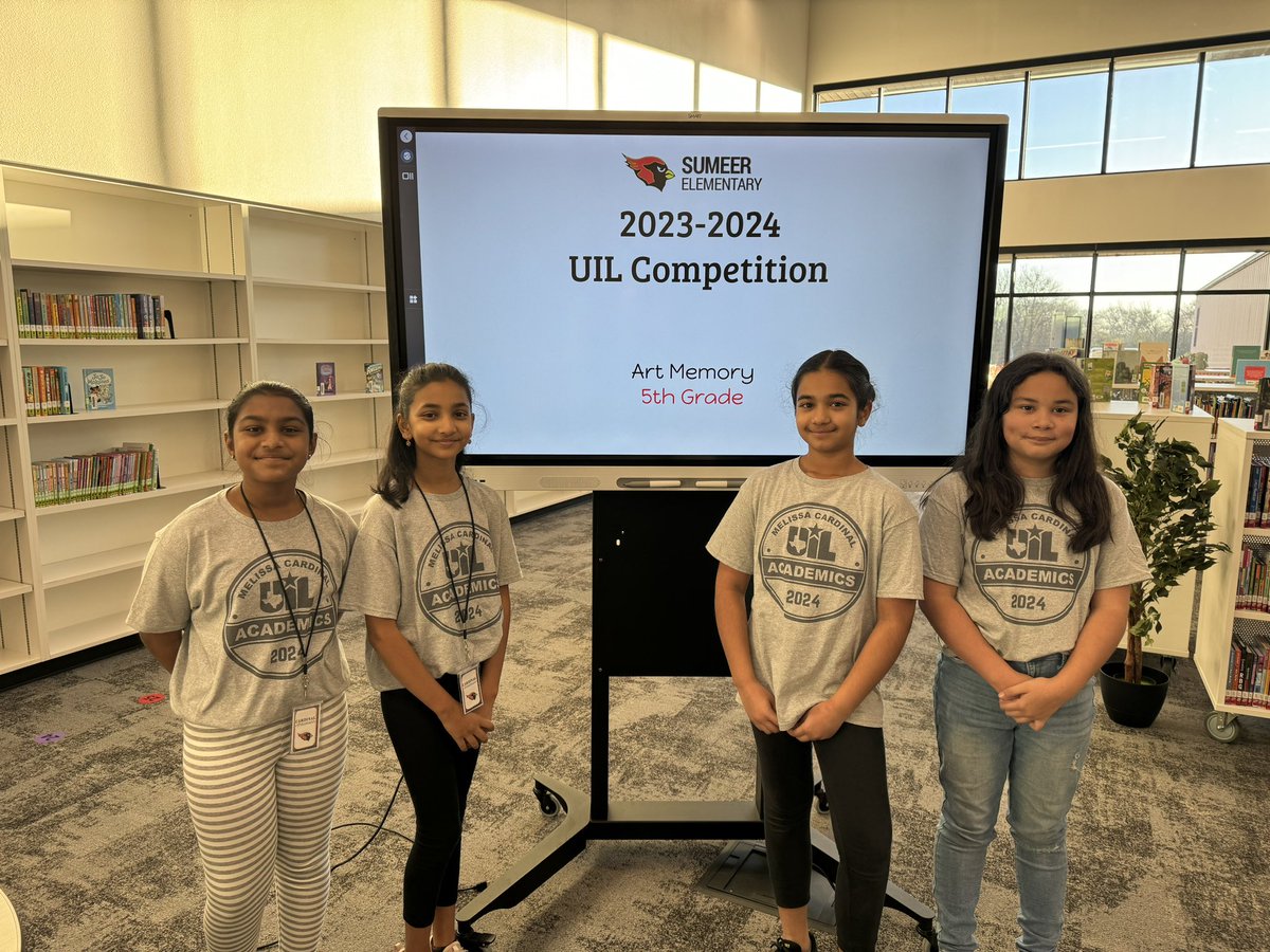 jeneckert11's tweet photo. More UIL competitions today #SumeerSoars https://t.co/UbhzwvXYDM